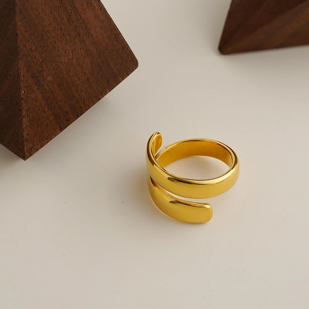 Geometry Irregular Fold Ring - Image 2