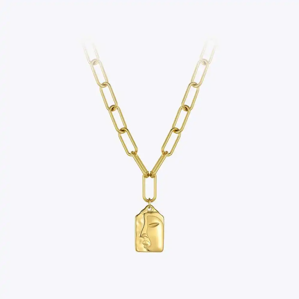 Human Face Necklace