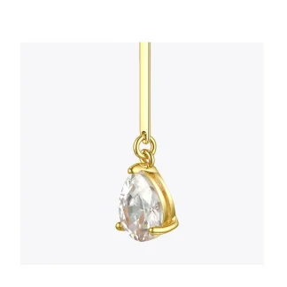 Asymmetric Crystal Ear Cuff