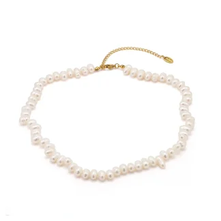 Irregular Natural Freshwater Pearls Necklace