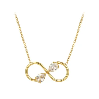 8 Shaped Geometry Zircon Necklace