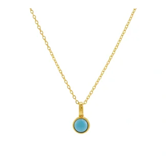 925 Silver Natural Blue Necklace