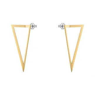 Hollow Triangle Drop Earrings
