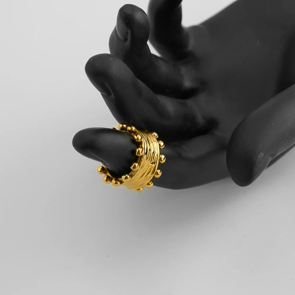 Bead Unisex Ring - Image 2