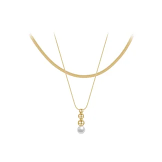 Snake Pearl Necklace