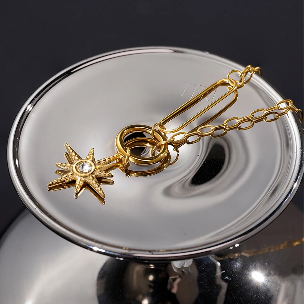 Stacked Layered Necklace - Image 4