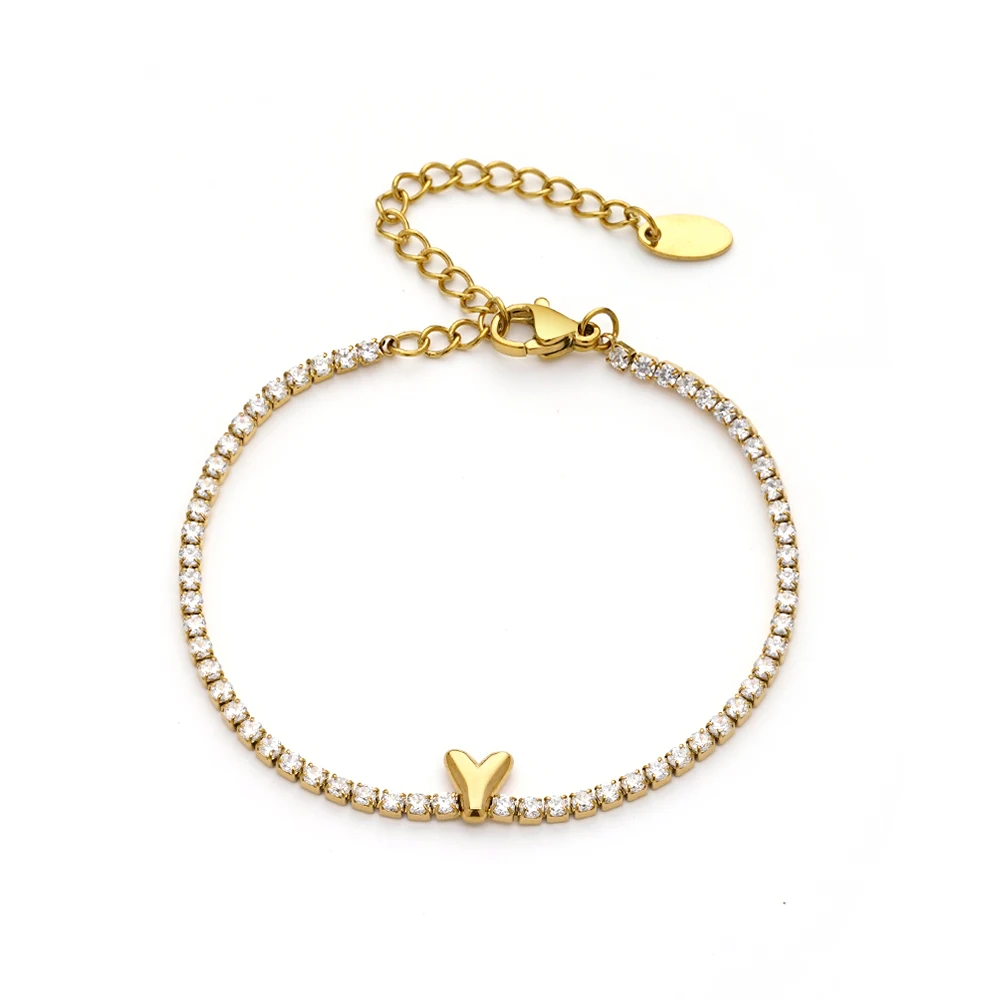 Letter Zircon Bracelet - Image 30