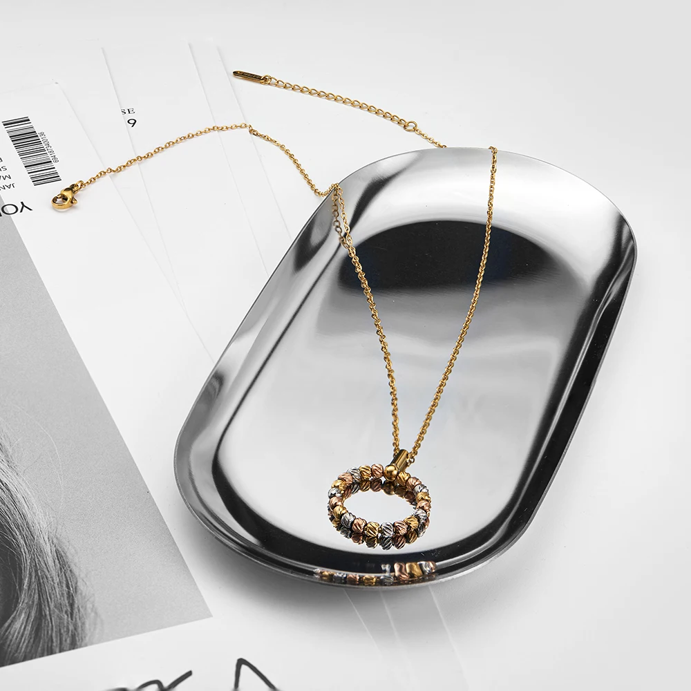 Round Bead Necklace - Image 4