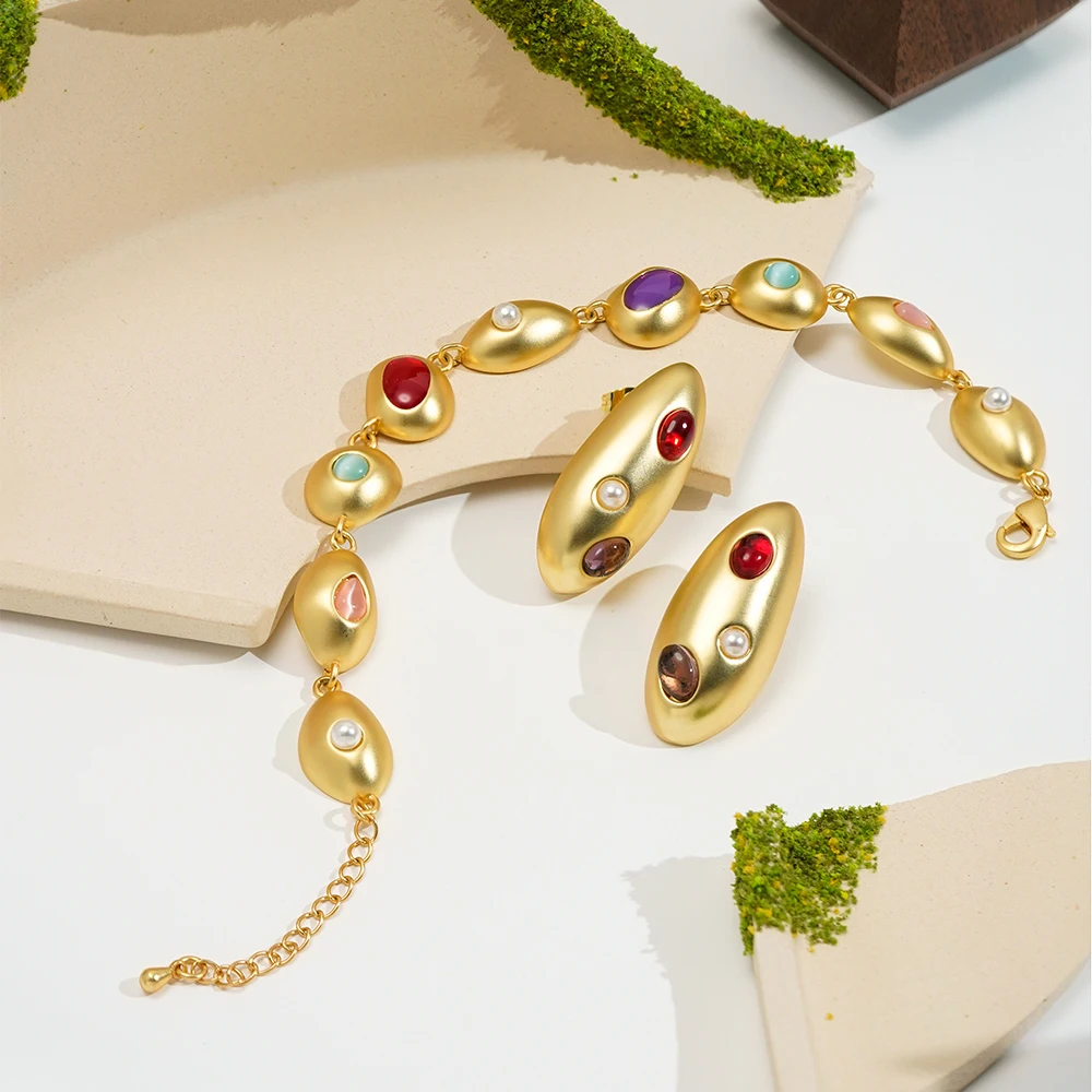 Colorful Stone Bracelet - Image 8