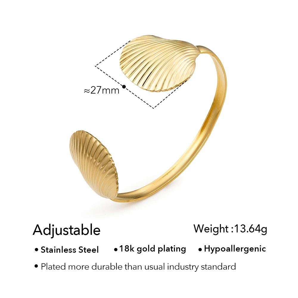 Shell Cuff Bracelet - Image 12