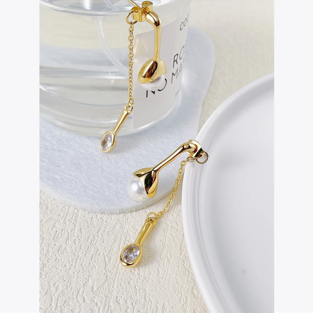 Special Spoon Drop Earrings - Image 3
