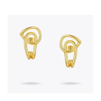 Interlaced Stud Earrings