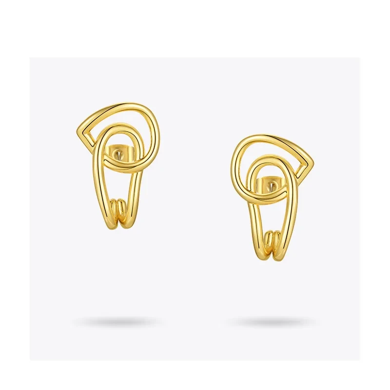 Interlaced Stud Earrings