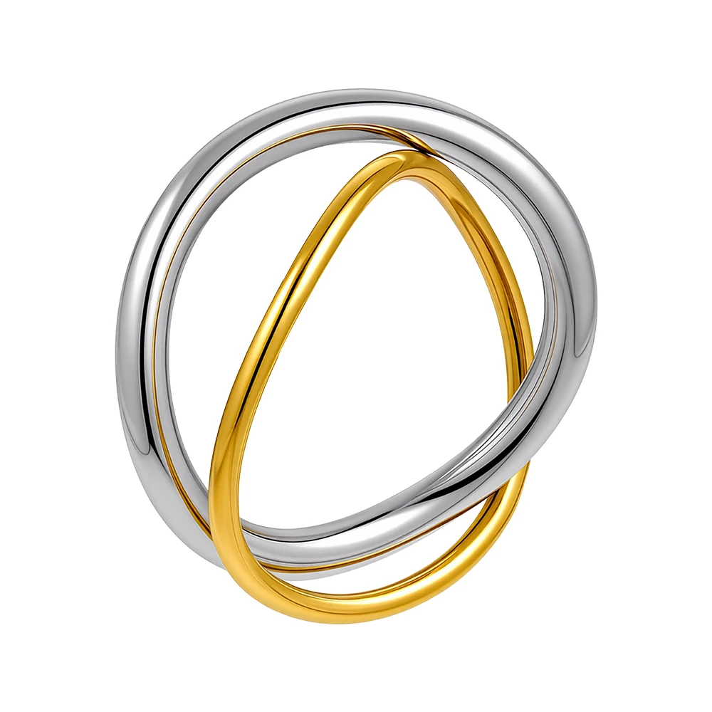 Two Tone Bridal Ring