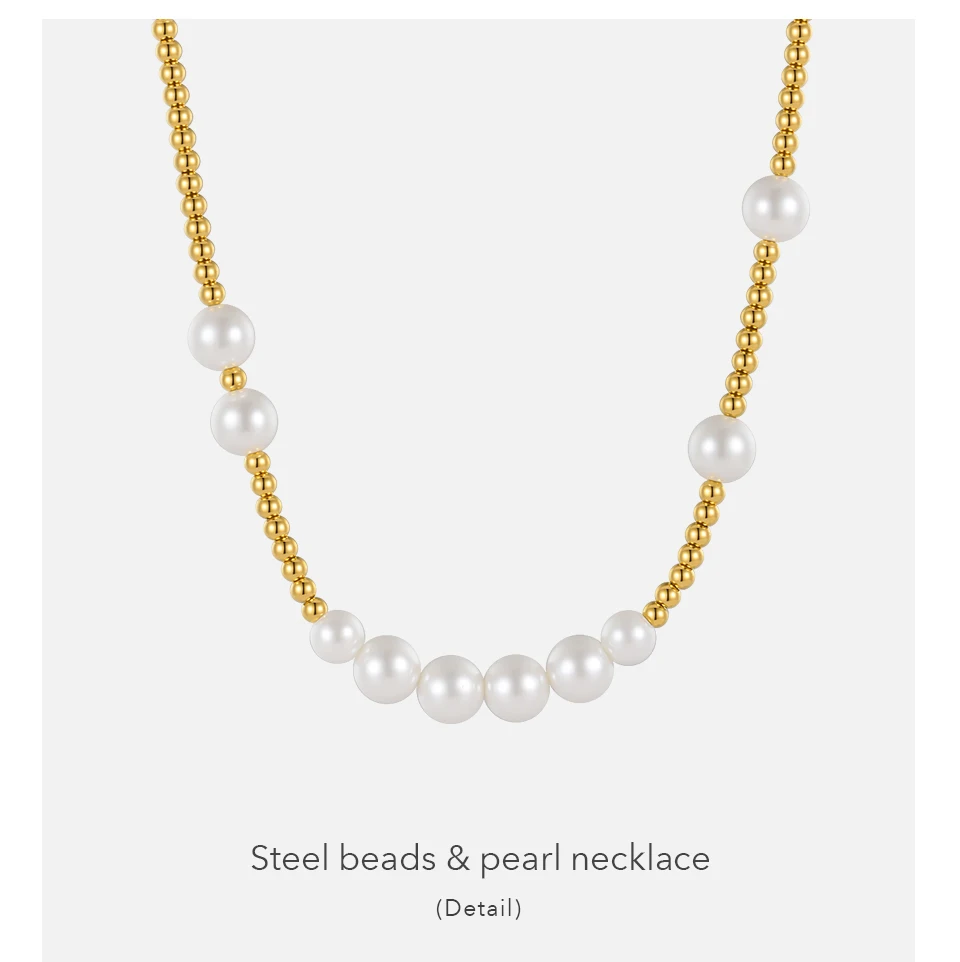 Bead Pearl Necklace - Image 5