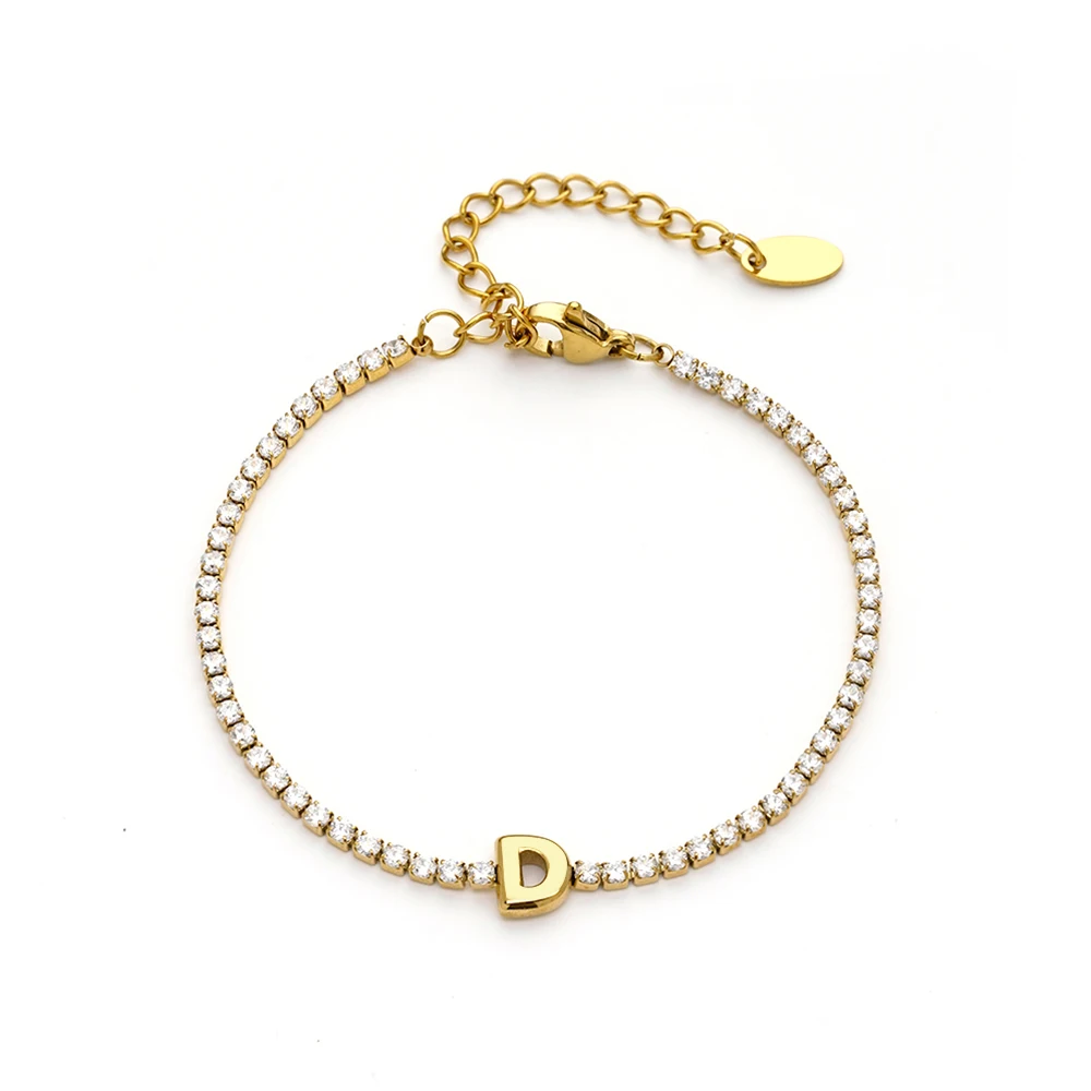 Letter Zircon Bracelet - Image 9