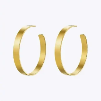 Big Vintage Hoop Earrings
