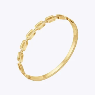 Zircon Chain Bangle