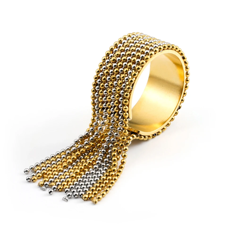 Steel Ball Tassel Ring - Image 5