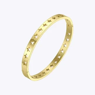 Hollow Stars Bangle