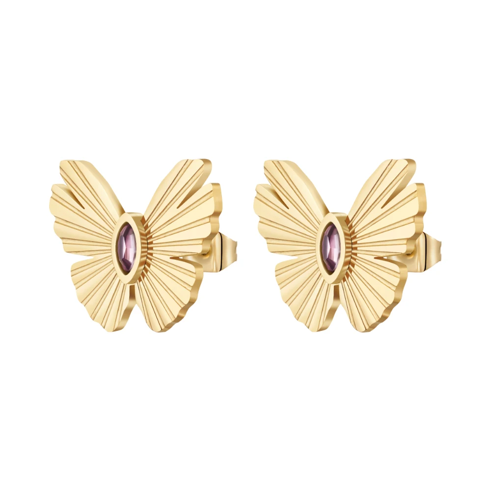 Series Butterfly Stud Earrings