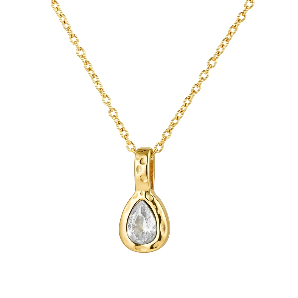 Rain Drop Zircon Necklace - Image 5