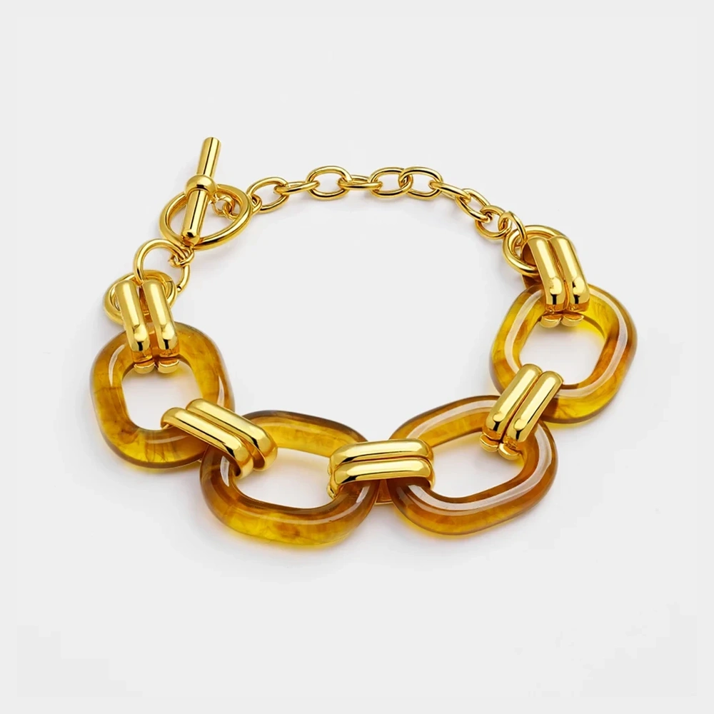 Amber Resin Bracelet