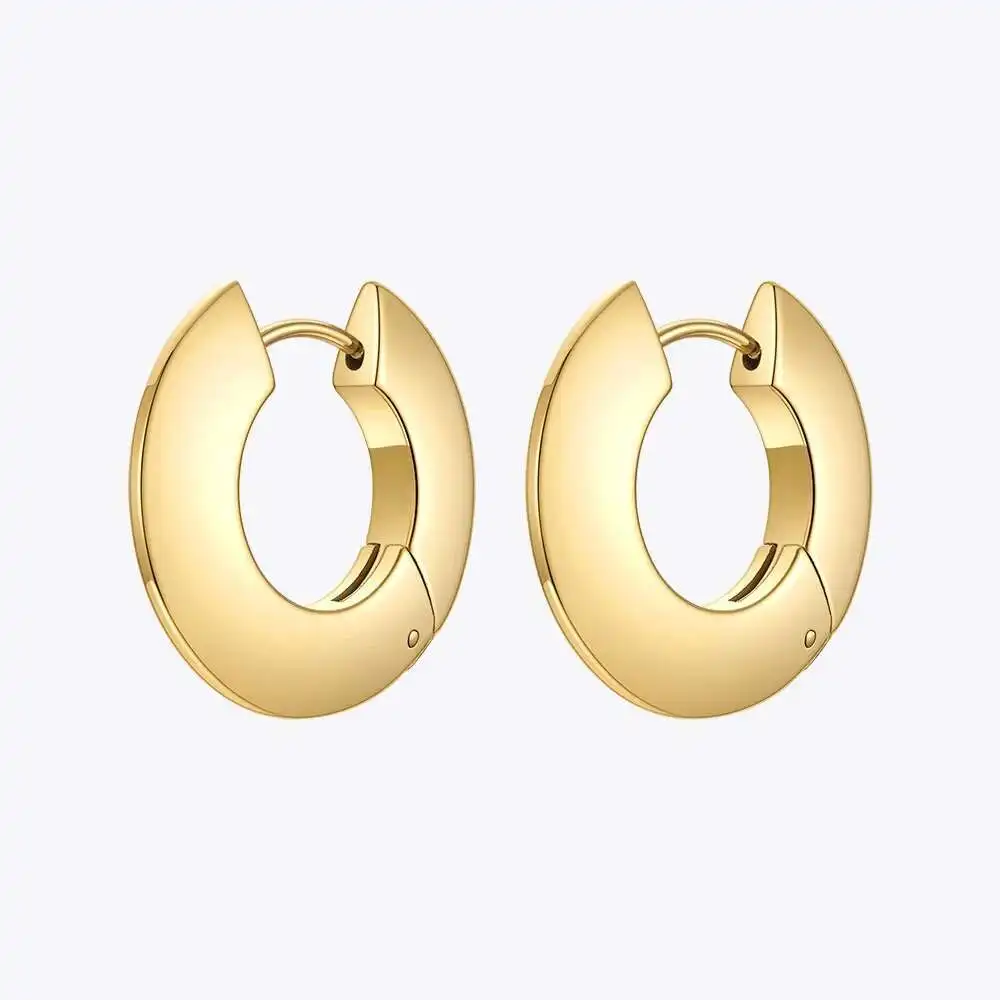 Circle Stud Earrings - Image 2