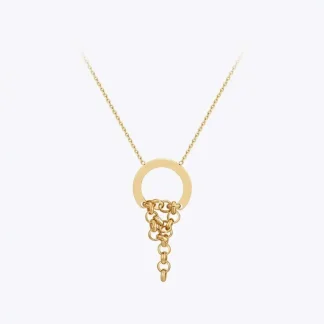 Geometry Disc Necklace