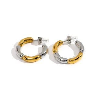 Match Color Hoop Earrings