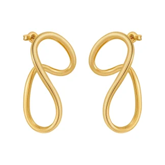 Irregular Lines Stud Earrings