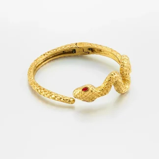 Snake Elastic Cuff Bracelet