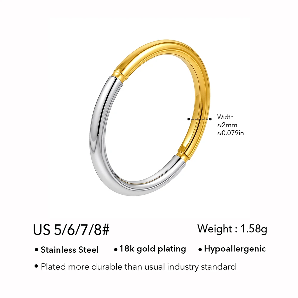 Geometry Two Tone Ring - Image 6