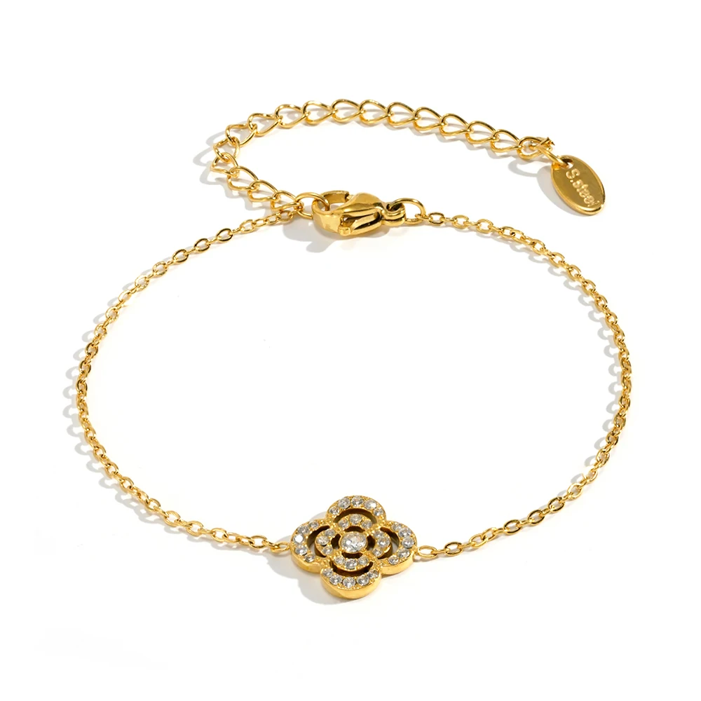 Flower Zircon Necklace - Image 7