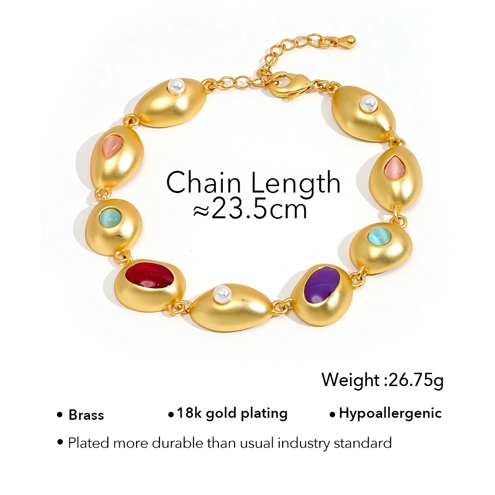 Colorful Stone Bracelet - Image 7