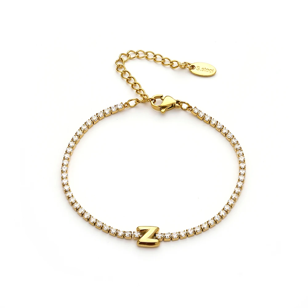 Letter Zircon Bracelet - Image 29