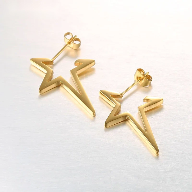 Star Stud Earrings - Image 2