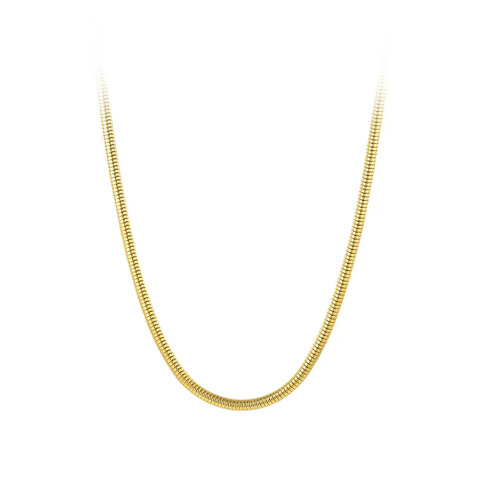 Hip Hop Snake Bone Necklace