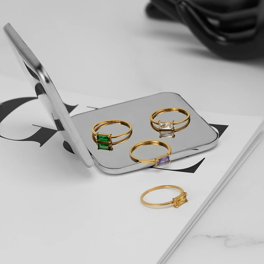 Multicolor Zircon Ring - Image 4
