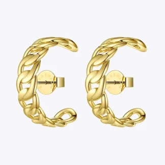 Punk Link Stud Earrings
