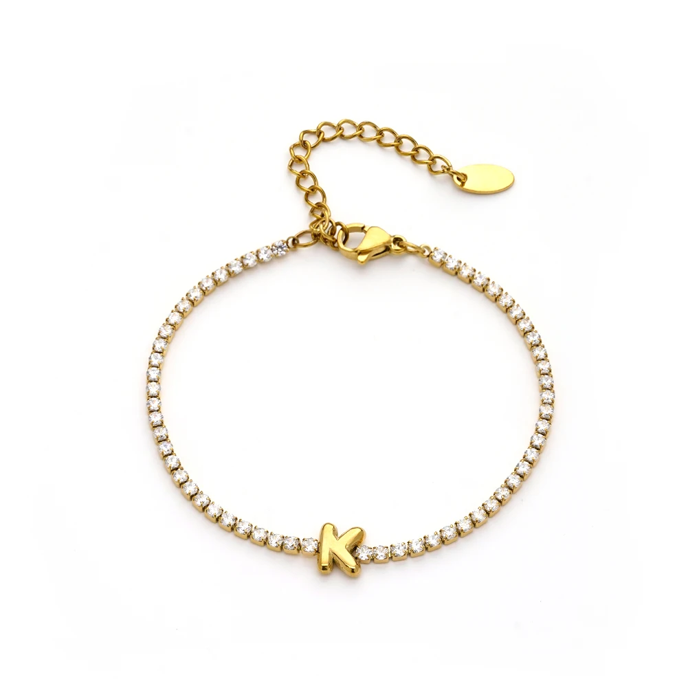 Letter Zircon Bracelet - Image 10