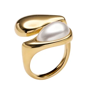 Double Pearl Ring