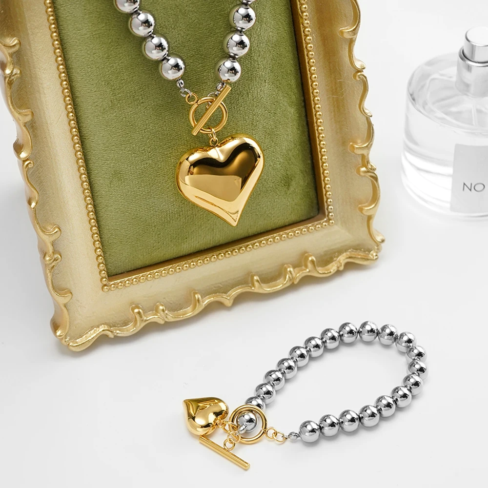 Pearl Heart Necklace - Image 2