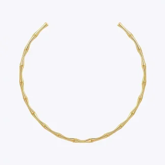 Collar Bamboo Knot Open Necklace