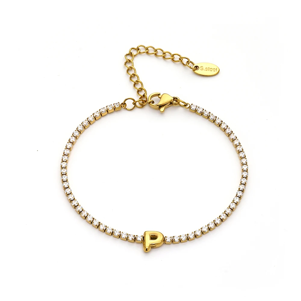 Letter Zircon Bracelet - Image 21