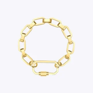 Geometric Screw Bracelet
