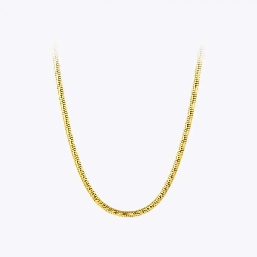 Hip Hop Snake Bone Necklace - Image 4