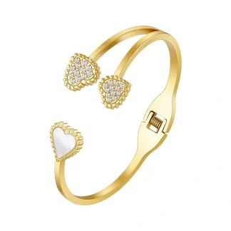 Heart Cuff Bangle
