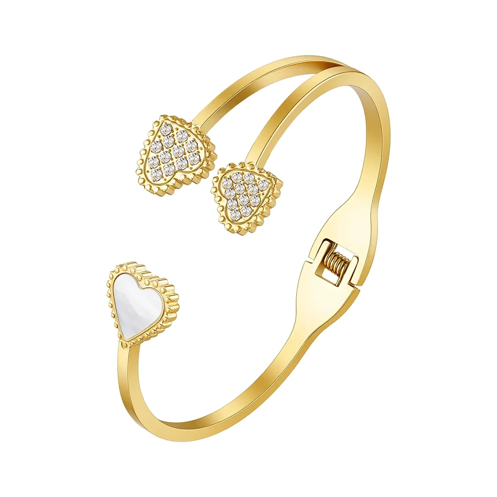 Heart Cuff Bangle