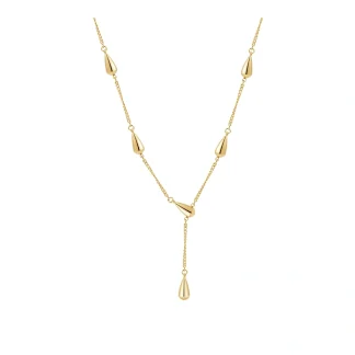 Rain Drop Chain Necklace